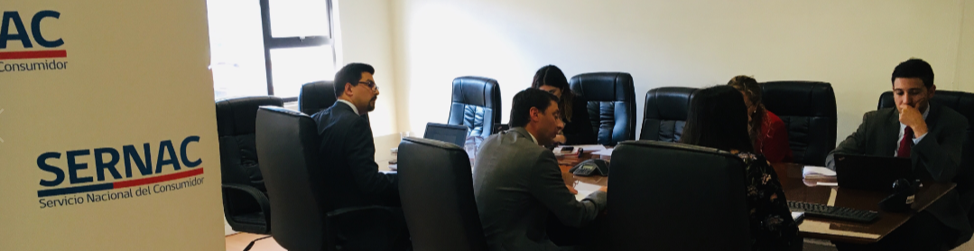 Jefaturas del sernac en reunión de mediación colectiva Jefaturas del sernac en reunión de mediación colectiva