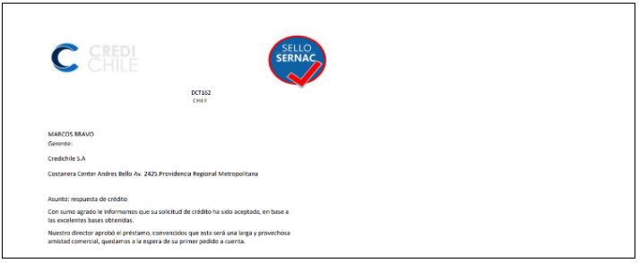 CrediChile Sello SERNAC CrediChile Sello SERNAC