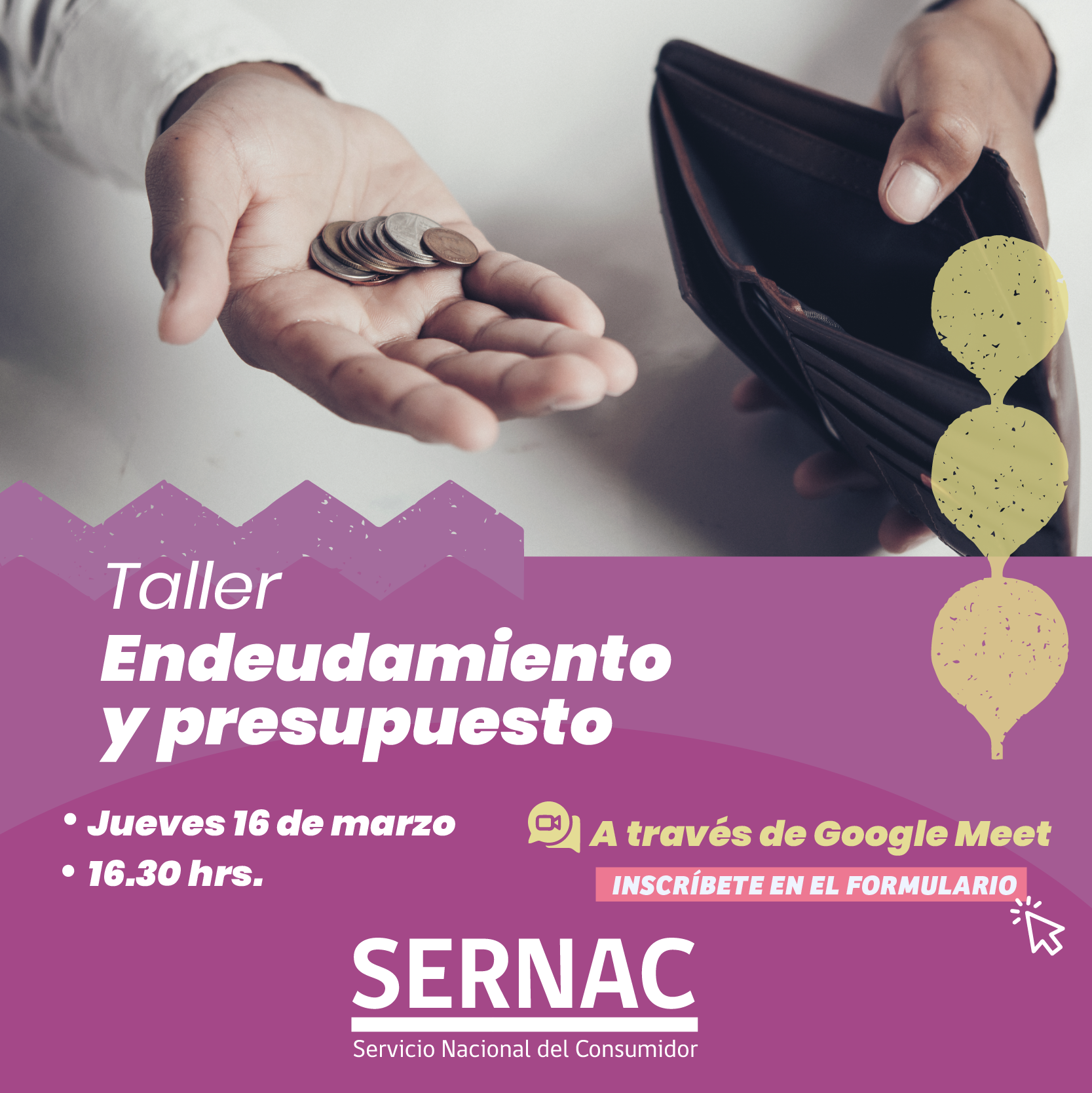Afiche Taller Endeudamiento y Presupuesto Afiche Taller Endeudamiento y Presupuesto