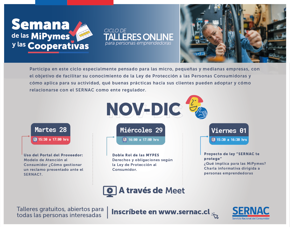 Ciclo de Talleres Semana de las MiPymes y Cooperativas Ciclo de Talleres Semana de las MiPymes y Cooperativas