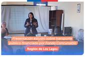 Los Lagos: SERNAC participa en presentación de estudio sobre transporte público por Fondo Concursable