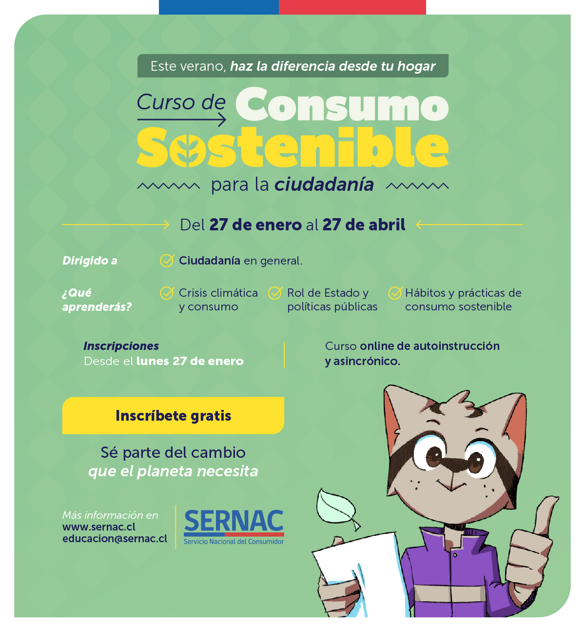 Afiche Curso Consumo Sostenible Afiche Curso Consumo Sostenible