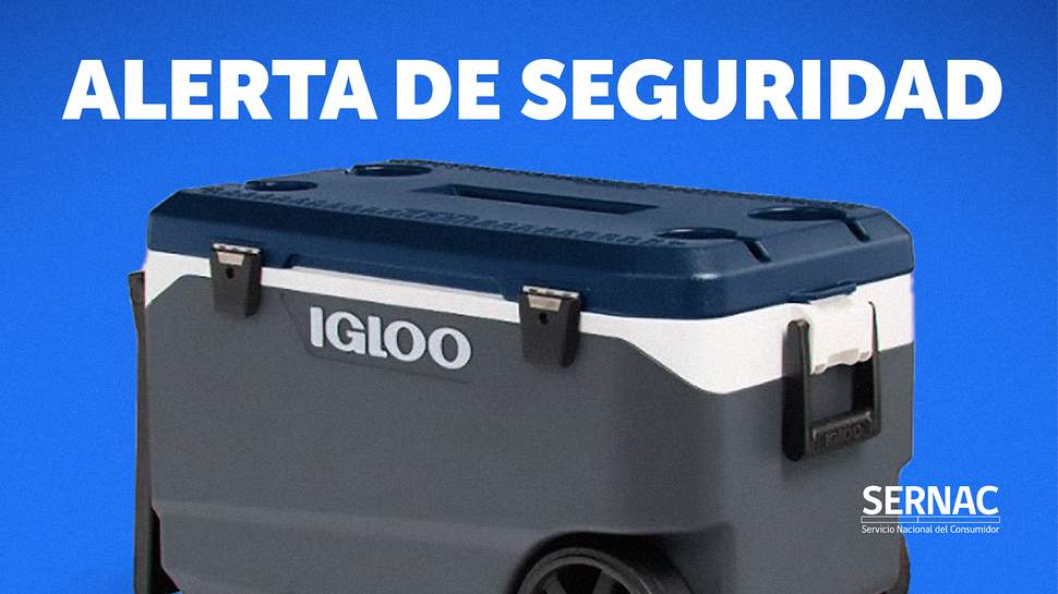 SERNAC emite alerta para coolers con ruedas por riesgo de seguridad
