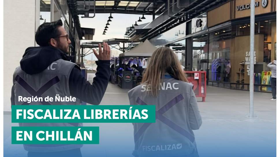 Región de Ñuble: SERNAC FISCALIZA LIBRERÍAS EN CHILLÁN Región de Ñuble: SERNAC FISCALIZA LIBRERÍAS EN CHILLÁN