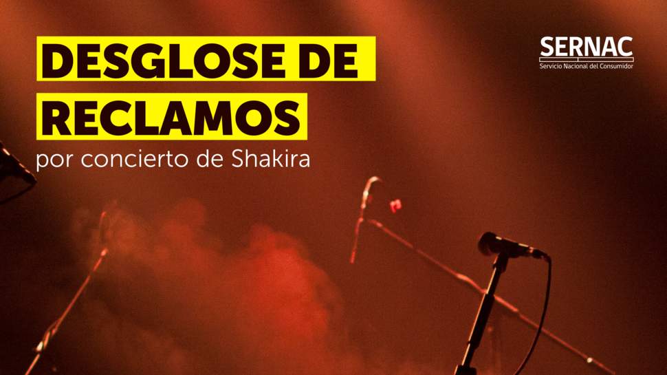Largos viajes y alojamiento: el 70% de los reclamos en concierto de shakira son de regiones distintas a la RM Largos viajes y alojamiento: el 70% de los reclamos en concierto de shakira son de regiones distintas a la RM
