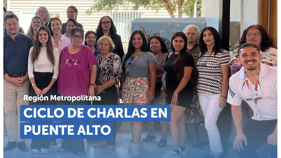 Metropolitana: Ciclo de charlas sobre empoderamiento femenino y autonomía económica en Puente Alto Metropolitana: Ciclo de charlas sobre empoderamiento femenino y autonomía económica en Puente Alto