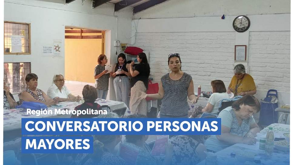 Metropolitana: Conversatorio de consumo para personas mayores de Lo Espejo Metropolitana: Conversatorio de consumo para personas mayores de Lo Espejo