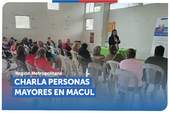 Metropolitana: Charla para personas mayores de la comuna de Macul