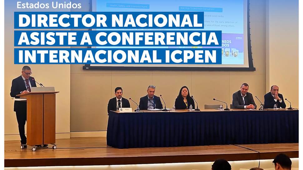 Director del SERNAC participa en conferencia organizada por la Red Internacional de Protección al Consumidor y Cumplimiento Director del SERNAC participa en conferencia organizada por la Red Internacional de Protección al Consumidor y Cumplimiento