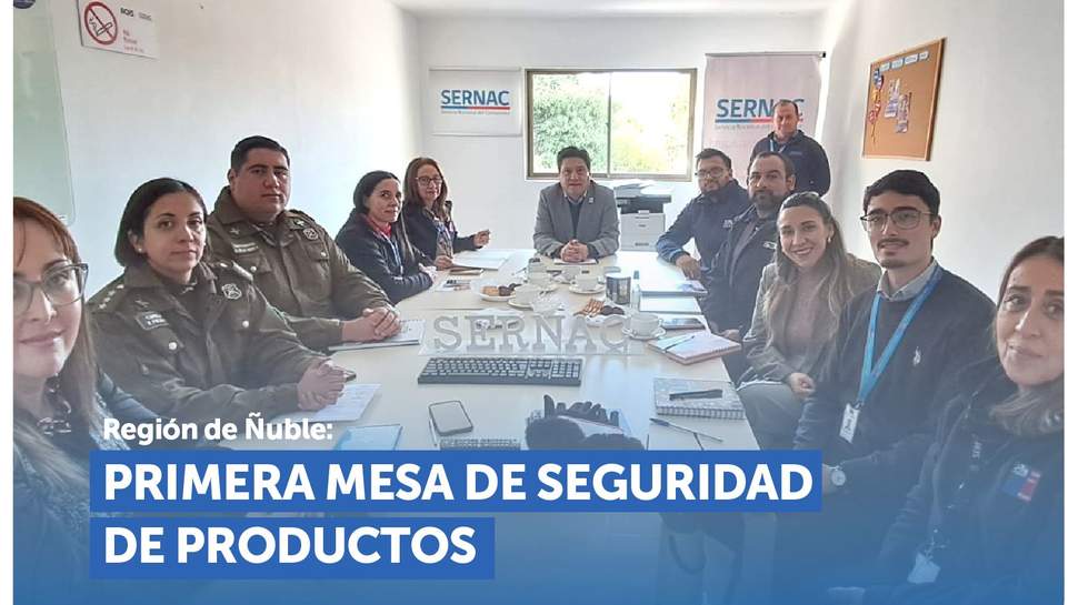 Ñuble: Primera sesión anual de la Mesa Regional de Seguridad de Productos Ñuble: Primera sesión anual de la Mesa Regional de Seguridad de Productos