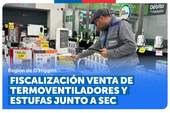 O'Higgins: SERNAC y SEC fiscalizan la venta de termoventiladores y estufas