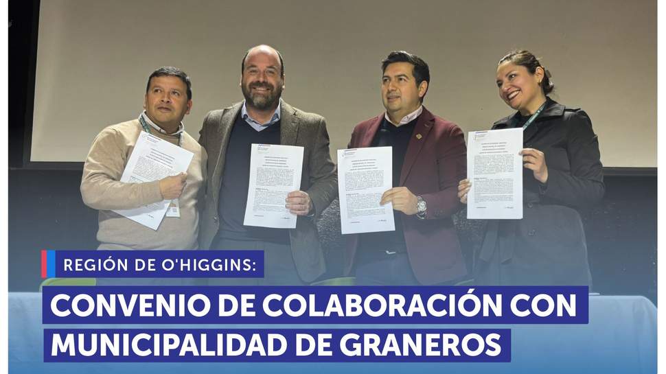 O'Higgins: SERNAC y Municipalidad de Graneros firman convenio para brindar mayor protección a vecinos y vecinas O'Higgins: SERNAC y Municipalidad de Graneros firman convenio para brindar mayor protección a vecinos y vecinas