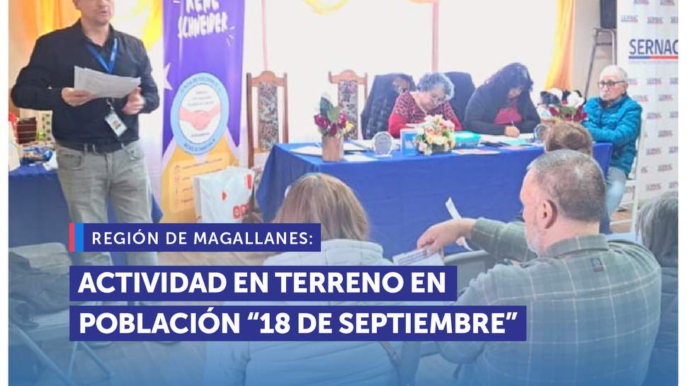 Magallanes: SERNAC desarrolla actividad en terreno de recepción de reclamos y consultas en la población "18 de Septiembre"