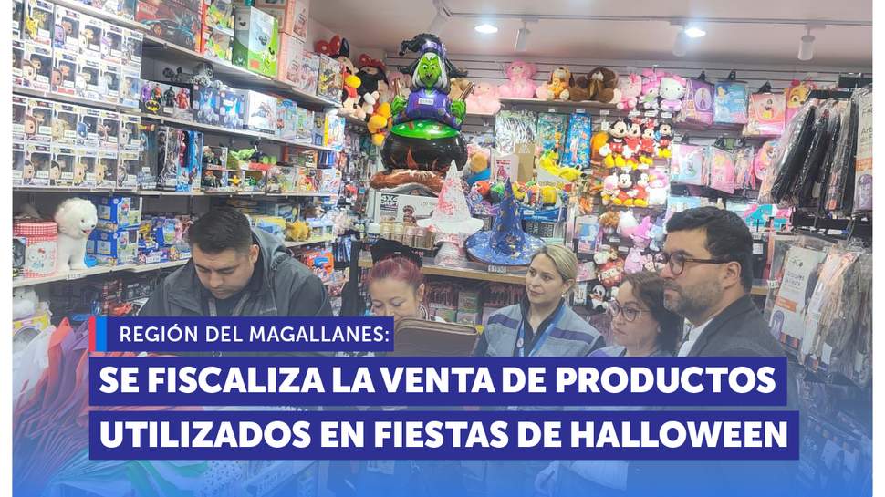 Magallanes: SERNAC Fiscaliza la venta de productos utilizados en fiestas de Halloween