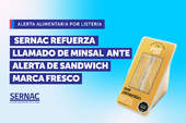 Alerta Alimentaria MINSAL sándwich marca Fresco