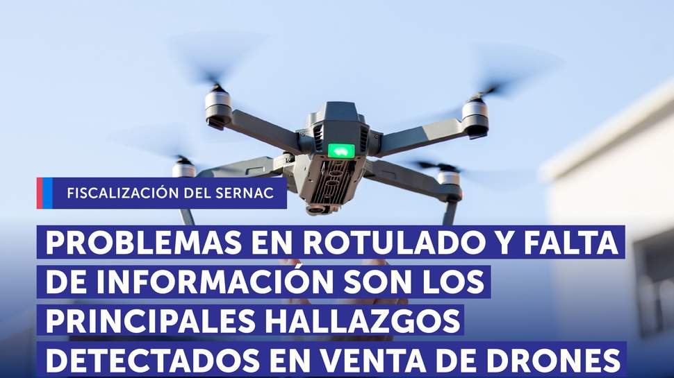 Problemas en el idioma del rotulado y falta de información fueron los principales hallazgos detectados en la venta de drones