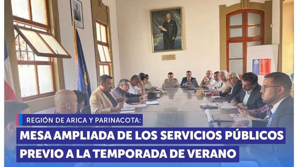 Arica: SERNAC participó en mesa ampliada de los Servicios Públicos previo a la temporada de verano