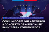 Tras acuerdo judicial entre SERNAC, Noix y Ticketmaster, consumidores que asistieron a concierto de k-pop “music bank” serán compensados