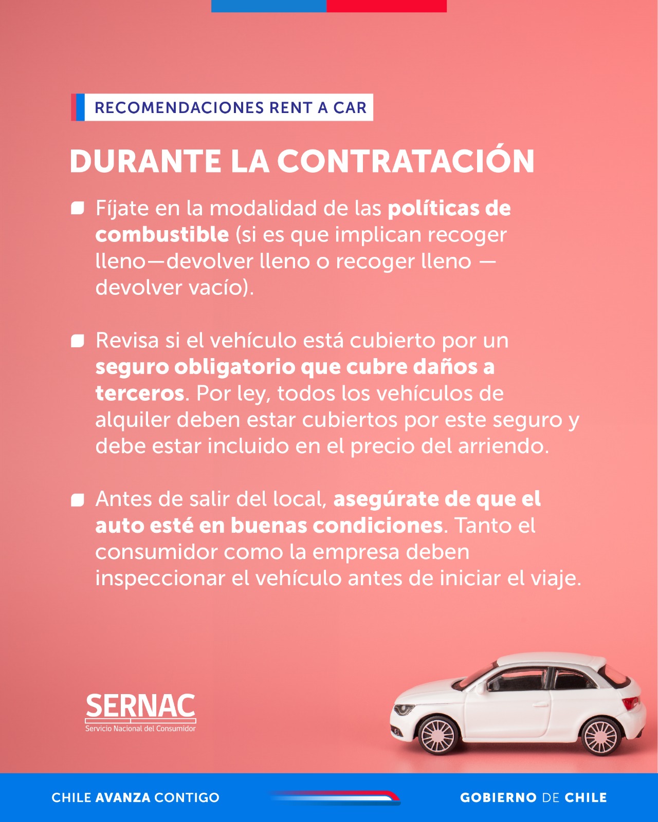 Recomendaciones durante la contratación de un Rent a Car Recomendaciones durante la contratación de un Rent a Car