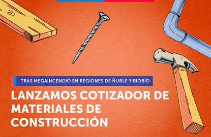 Autoridades regionales lanzan cotizador para ayudar en la compra de productos de construcción tras mega incendio que afectó al sur del país