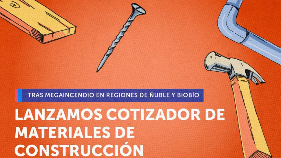Autoridades regionales lanzan cotizador para ayudar en la compra de productos de construcción tras mega incendio que afectó al sur del país