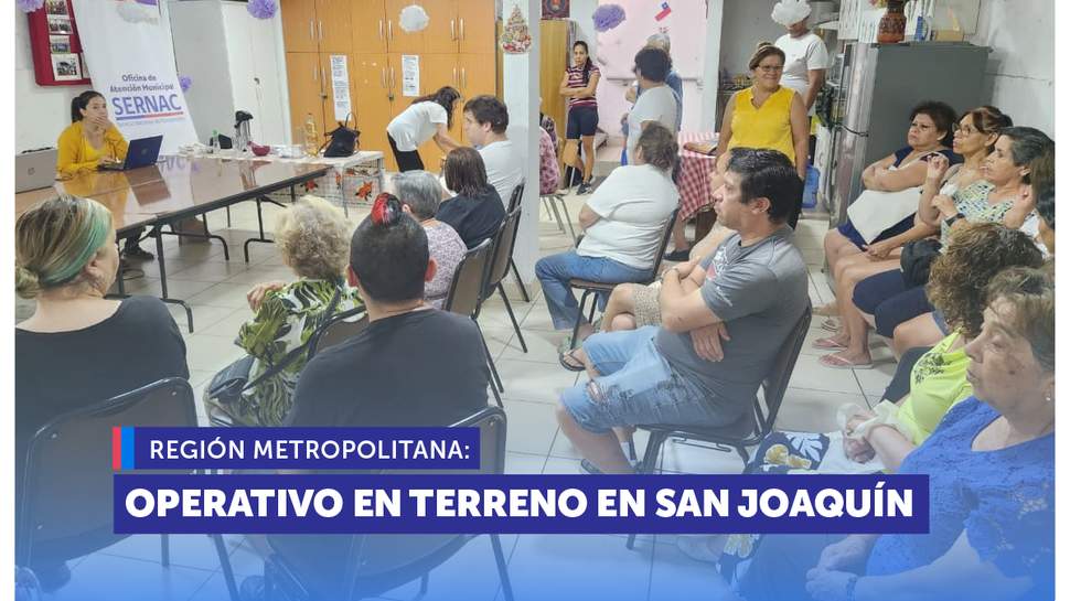 Metropolitana: SERNAC desarrolla operativo en terreno en San Joaquín