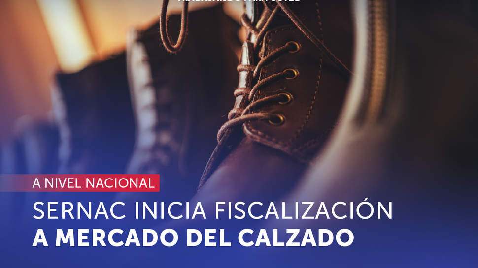 SERNAC inicia fiscalización a nivel nacional al mercado del calzado