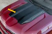 Accesorio aplique para capó PN 98554623, Vehículos Chevrolet Colorado, años 2024-2025.