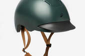 Cascos de equitación Fouganza Decathlon New Helmet 100 verde.