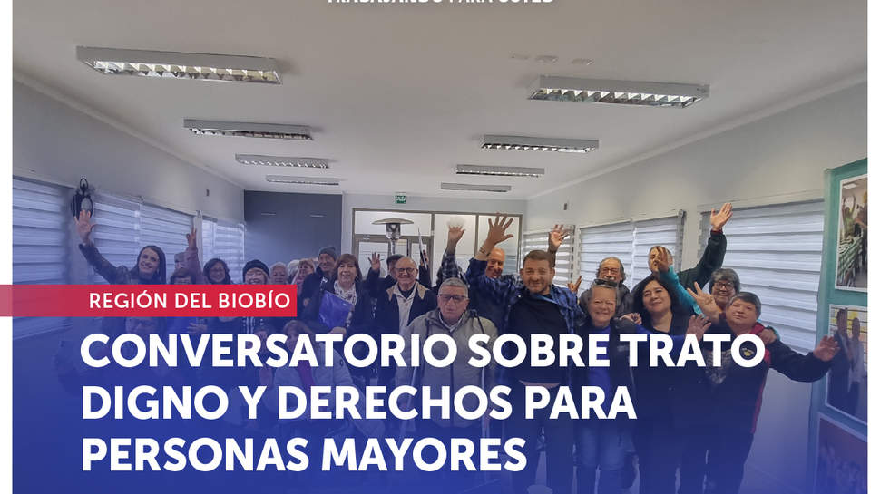 Biobío: SERNAC realiza conversatorio sobre trato digno y derechos para personas mayores en la regiónigida a plataformas municipales de la región