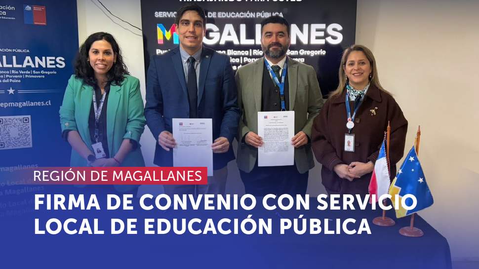 Magallanes: SERNAC firmó convenio con Servicio Local de Educación Pública
