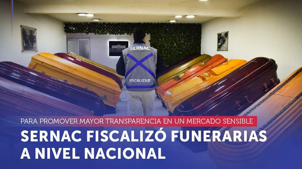 SERNAC analiza hallazgos tras fiscalización al mercado de las funerarias a nivel nacional