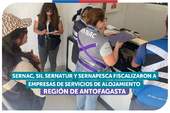 ANTOFAGASTA: SERNAC, SII, SERNATUR Y SERNAPESCA FISCALIZARON A EMPRESAS DE SERVICIOS DE ALOJAMIENTO