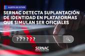 ¡No caigas! SERNAC detecta suplantación de identidad en plataformas que simulan ser oficiales ¡No caigas! SERNAC detecta suplantación de identidad en plataformas que simulan ser oficiales