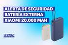 Batería Externa (Power Bank) Xiaomi, modelo PB2030MI, año 2024. Batería Externa (Power Bank) Xiaomi, modelo PB2030MI, año 2024.