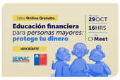 Taller Educación Financiera para personas mayores: protege tu dinero Taller Educación Financiera para personas mayores: protege tu dinero