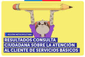 Metropolitana: Resultados Consulta Ciudadana sobre empresas de servicios básicos