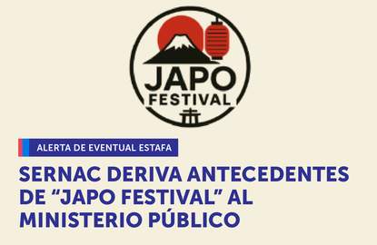 SERNAC derivará antecedentes de "Japo Festival" al Ministerio Público por eventual delito de estafa
