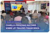 Antofagasta: SERNAC junto a SENAMA y la PDI realiza charla a personas mayores sobre cómo aplica la Ley de Fraudes financieros