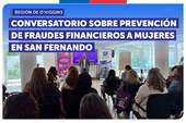 O'Higgins: Conversatorio sobre prevención de fraudes financieros a mujeres en San Fernando