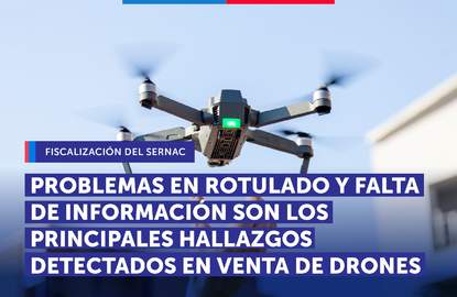 Problemas en el idioma del rotulado y falta de información fueron los principales hallazgos detectados en la venta de drones