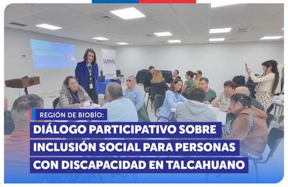 Biobío: Actividad sobre inclusión social para personas con discapacidad en Talcahuano
