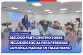 Biobío: Actividad sobre inclusión social para personas con discapacidad en Talcahuano