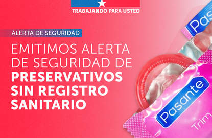 SERNAC alerta de seguridad de preservativos
