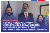 Metropolitana: SERNAC y Municipalidad de San Joaquín coordinan acciones tras inundaciones por último temporal