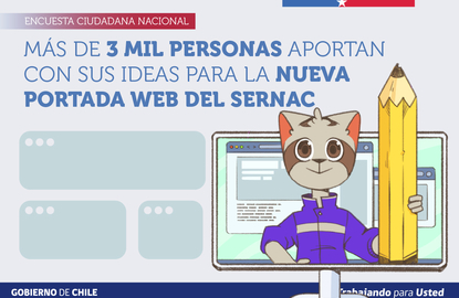 Más de 3 mil personas aportan con sus ideas para la nueva portada web del SERNAC