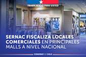 SERNAC fiscaliza a locales comerciales ubicados en los principales malls del país