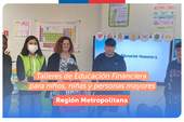 Metropolitana: Talleres de educación financiera para niños, niñas y personas mayores Metropolitana: Talleres de educación financiera para niños, niñas y personas mayores