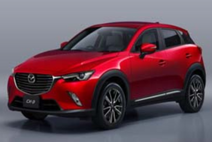 Vehículos Mazda CX3, años 2013-2021.