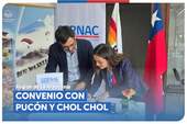 La Araucanía: SERNAC firma convenio de cooperación con Municipalidades de Pucón y Chol Chol